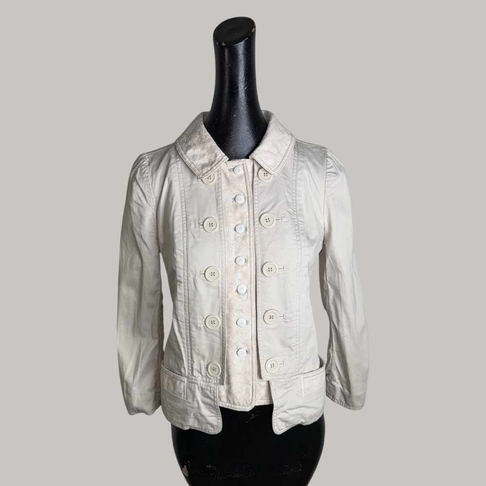 Marc Jacobs Cream Button-Front Jacket - image 7